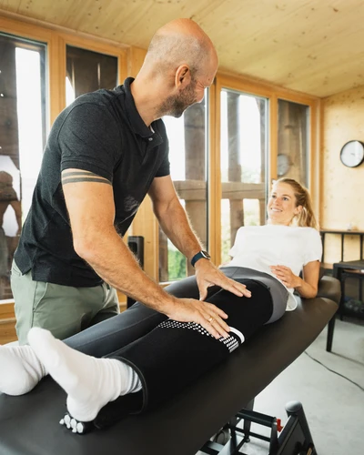 Cryo Pro manşetiyle bacak bölgesine uygulama